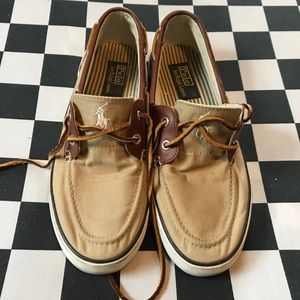 Polo ralph lauren boat shoes size 9.5
